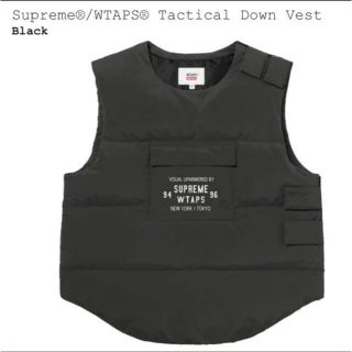 シュプリーム(Supreme)の【Mサイズ】supreme wtaps Tactical Down Vest(ダウンベスト)