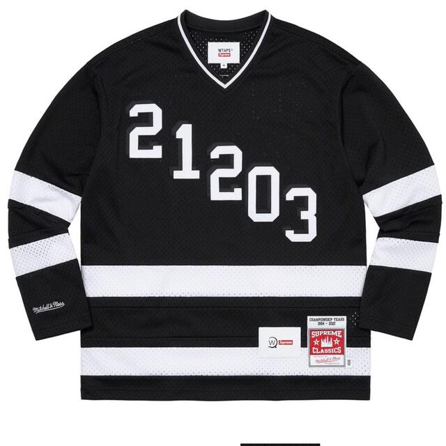 Supreme(シュプリーム)のSupreme WTAPS Hockey Jersey Black XL メンズのトップス(Tシャツ/カットソー(七分/長袖))の商品写真