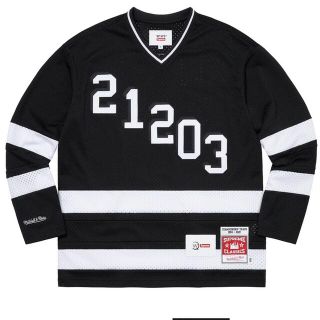 シュプリーム(Supreme)のSupreme WTAPS Hockey Jersey Black XL(Tシャツ/カットソー(七分/長袖))