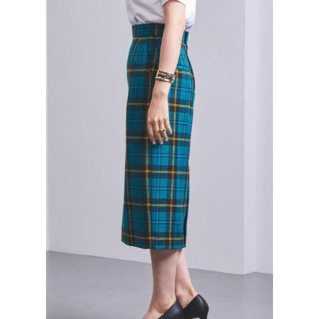 UNITED ARROWS(ユナイテッドアローズ)の【UNITED ARROWS 】BONOTT チェック タイトスカート 36 レディースのスカート(ひざ丈スカート)の商品写真