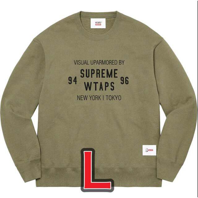 Supreme®/WTAPS® Crewneck ダブルタップス クルーネック-