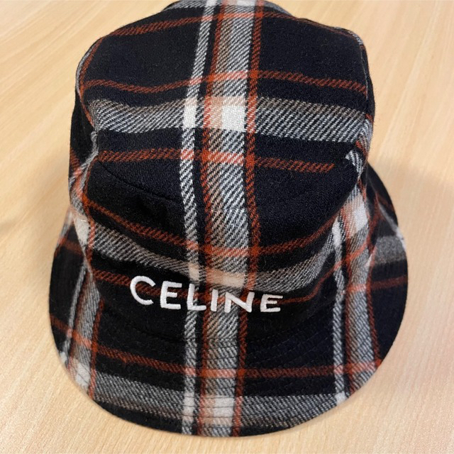 新品《 CELINE セリーヌ 》ロゴ エンブロイダリー バケットハット M