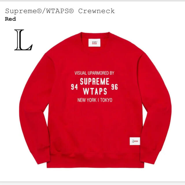 Supreme®/WTAPS® Crewneck Red L シュプリーム