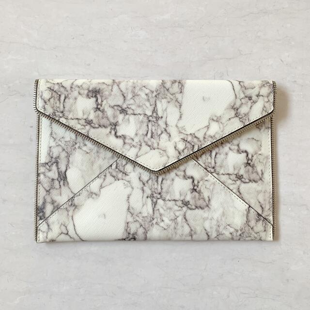 Rebecca Minkoff レベッカミンコフ 大理石柄 クラッチバッグ
