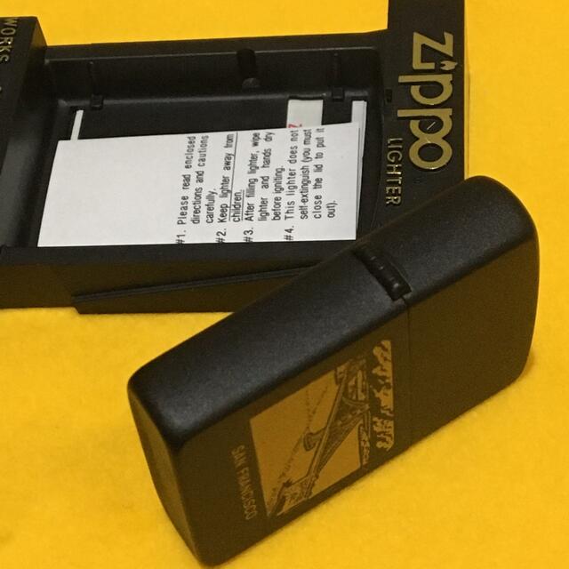 ZIPPO(ジッポー)のZIPPO ビンテージ ブラック 80s 未使用デッドストック メンズのファッション小物(タバコグッズ)の商品写真