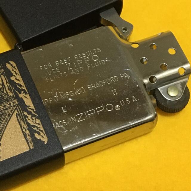 ZIPPO(ジッポー)のZIPPO ビンテージ ブラック 80s 未使用デッドストック メンズのファッション小物(タバコグッズ)の商品写真