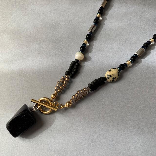 BEAUTY&YOUTH UNITED ARROWS - original beads necklace sp7 天然石