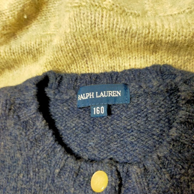 POLO RALPH LAUREN(ポロラルフローレン)のラルフローレン　カーディガン　160 キッズ/ベビー/マタニティのキッズ服女の子用(90cm~)(カーディガン)の商品写真