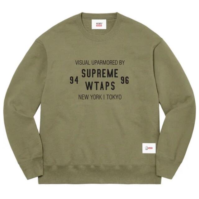 新品未使用サイズL supreme WTAPS Crewneck シュプリーム タップス