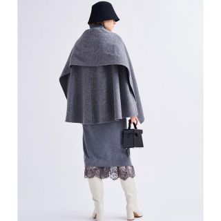 LANVIN en Bleu - ケープショートコートの通販 by むーshop|ランバン