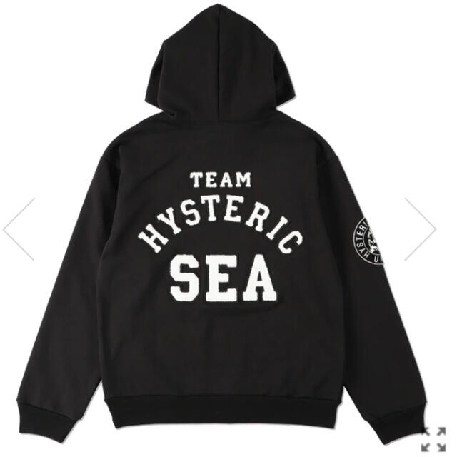 HYSTERIC GLAMOUR(ヒステリックグラマー)のXL HYSTERIC GLAMOUR X WIND AND SEA パーカー メンズのトップス(パーカー)の商品写真