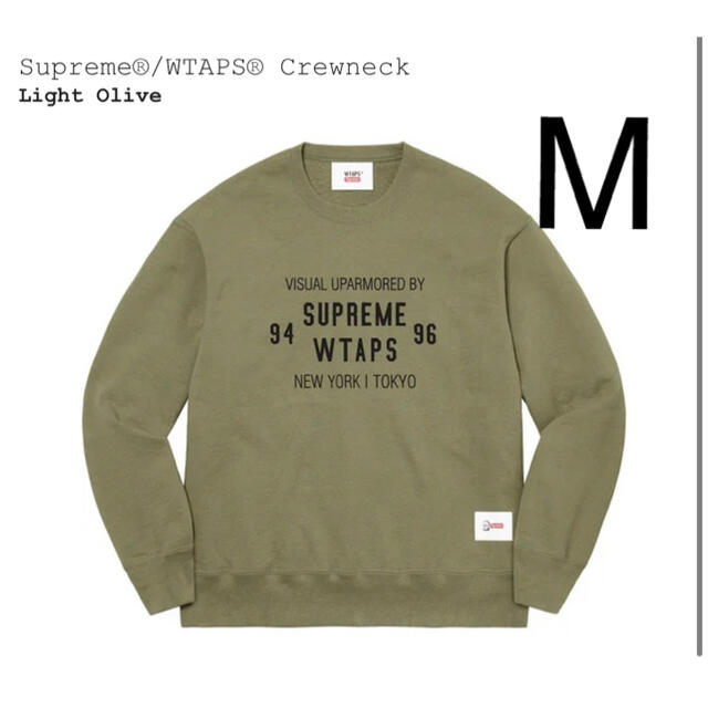 トップスsupreme wtaps crewneck light olive M