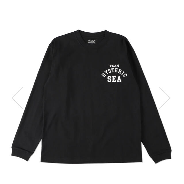 WIND AND SEA HYSTERIC GLAMOUR ブラック XL Tシャツ+カットソー(七分+長袖)
