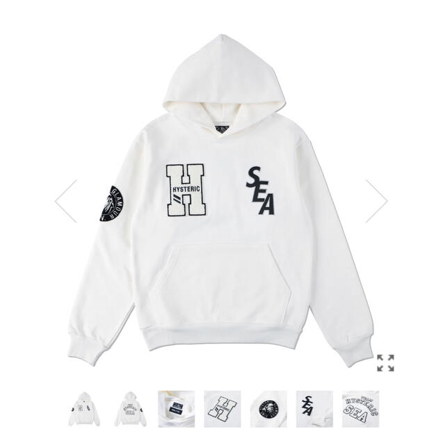 HYSTERIC GLAMOUR(ヒステリックグラマー)のHYSTERIC GLAMOUR x WDS Hoodie サイズ　XL メンズのトップス(パーカー)の商品写真