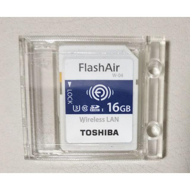 TOSHIBA SDカード FlashAir 16GB 東芝