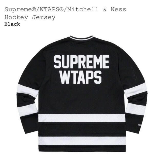 Supreme(シュプリーム)の【Lサイズ】Supreme WTAPS HOCKEY JERSEY black  メンズのトップス(Tシャツ/カットソー(七分/長袖))の商品写真