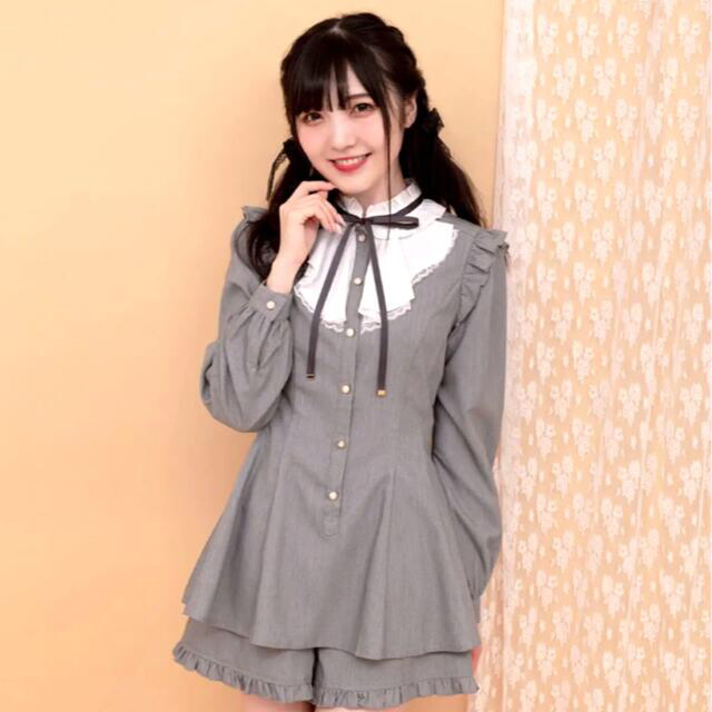Secret Honey - 量産型 地雷 Secret Honey バイカラーラッフル