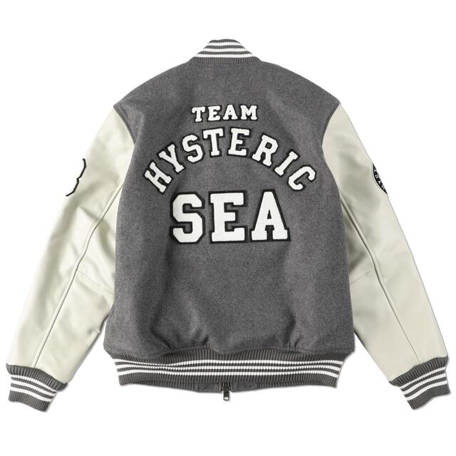 グレーXL HYSTERICGLAMOUR wind and sea スタジャン