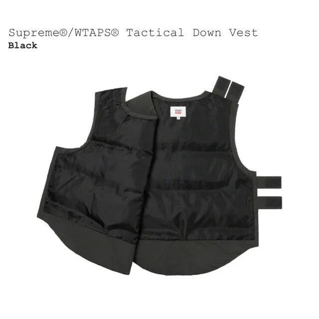 Supreme(シュプリーム)のSupreme / WTAPS Tactical Down Vest XL メンズのジャケット/アウター(ダウンベスト)の商品写真