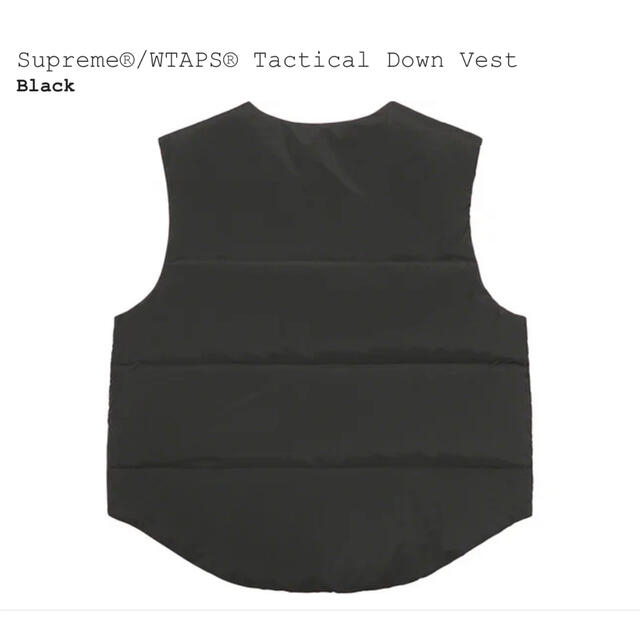 Supreme(シュプリーム)のSupreme / WTAPS Tactical Down Vest XL メンズのジャケット/アウター(ダウンベスト)の商品写真