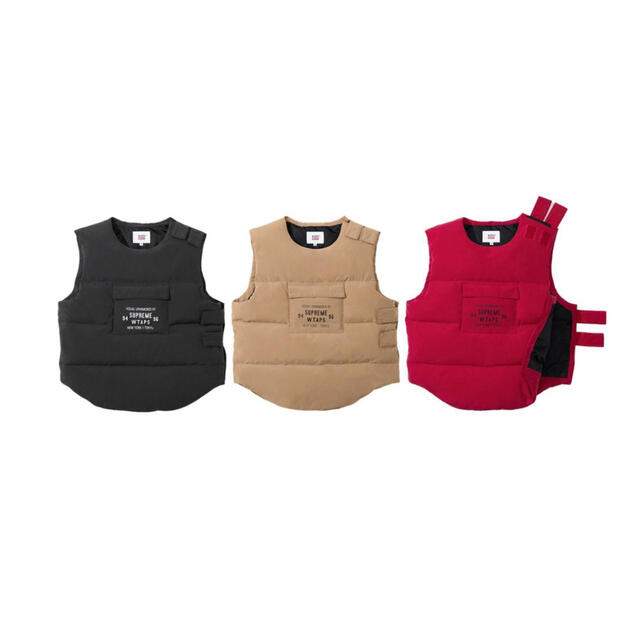 Supreme(シュプリーム)のSupreme / WTAPS Tactical Down Vest XL メンズのジャケット/アウター(ダウンベスト)の商品写真