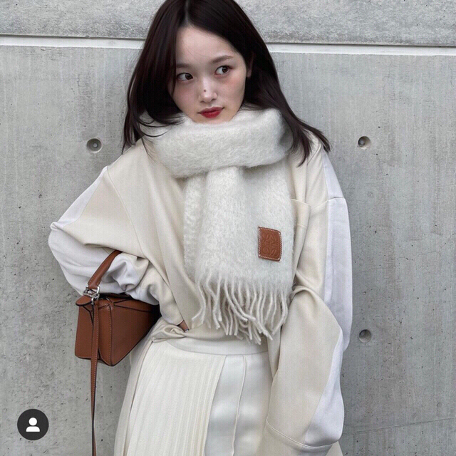 ロエベ モヘア マフラー-