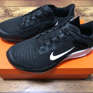 NIKE - 新品 NIKE エア ズーム ペガサス 37 フライイーズ 黒 4E 28.0 ...