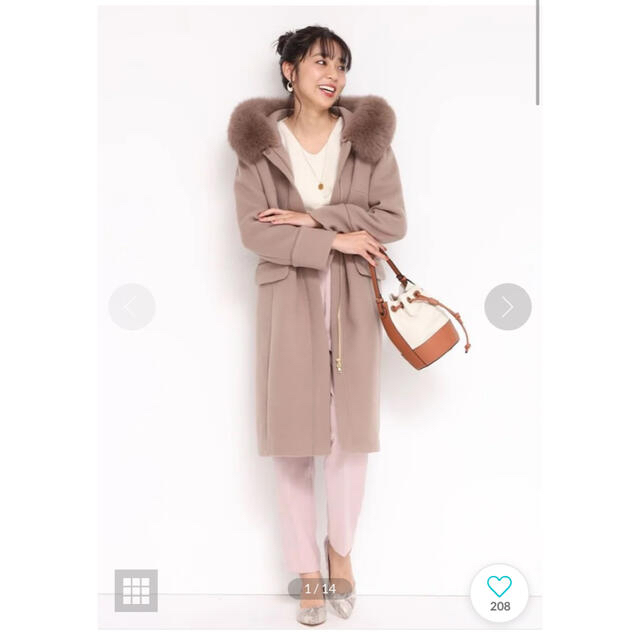 ジャスグリッティー 値下げ ファーコート 特别免费送货 8880円引き www