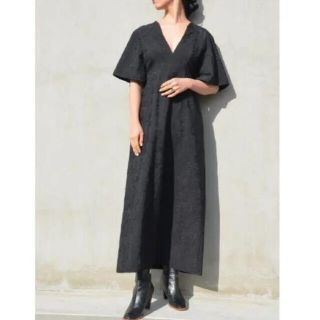 mame - Floral Jacquard Dress Mame Kurogouchi の通販 by Kiki mame - Floral Jacquard Dress Mame Kurogouchi の通販 by Kiki