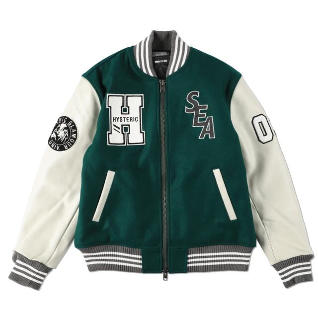 シルバー/レッド WIND AND SEA X HYS Bomber Jacket - 通販 - www