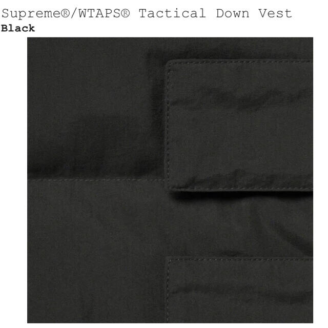 Supreme(シュプリーム)の21FW Supreme wtaps tactical down vest メンズのジャケット/アウター(ダウンベスト)の商品写真