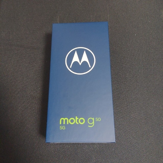 新品未使用品　moto g50 5g　メテオグレイ