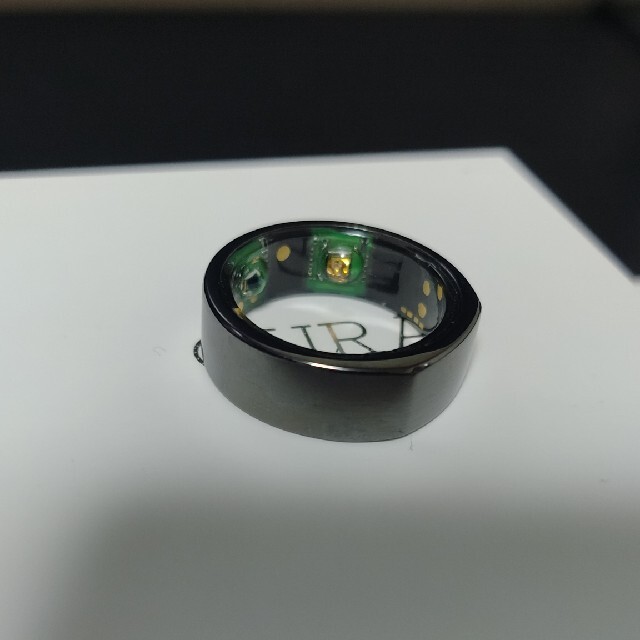 Oura Ringオーラリング　ブラック　サイズ９ レディースのアクセサリー(リング(指輪))の商品写真