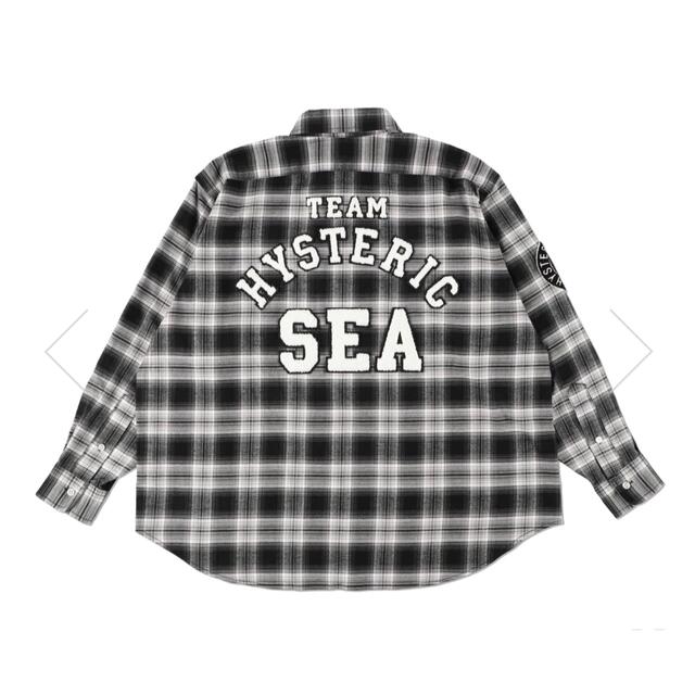 SEA(シー)のwind and sea × hystericglamor ネルシャツ　Mサイズ メンズのトップス(シャツ)の商品写真