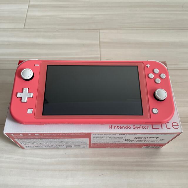 Nintendo SWITCH Lite コーラルピンク　保証書付