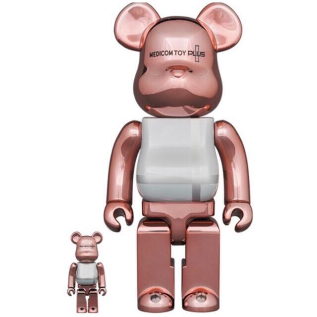 BE@RBRICK PINK GOLD CHROME 100％ ＆ 400％