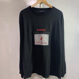 カンゴール(KANGOL)の専用　kangol ロンT M-L 黒　品番459(Tシャツ/カットソー(七分/長袖))