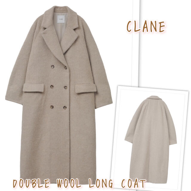 エトレトウキョーCLANEクラネ DOUBLE WOOL LONG COAT