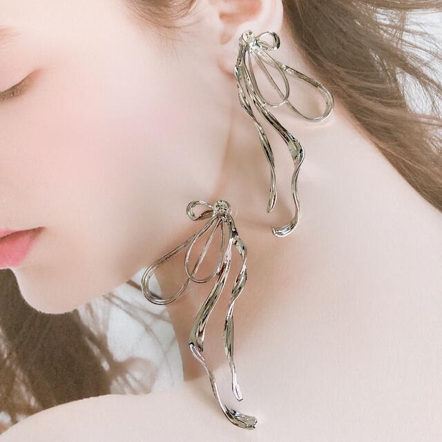 long ribbon ピアス【1点のみ】