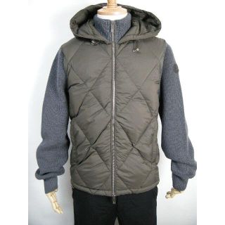 モンクレール(MONCLER)のサイズM■モンクレール■ニット切替ダウンジャケット■新品本物■メンズ(ダウンジャケット)