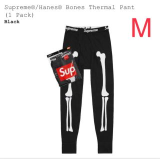 シュプリーム(Supreme)のM Supreme Hanes® Bones Thermal Pants (レギンス/スパッツ)