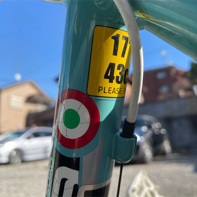 Bianchi(ビアンキ)のBianchi KUMA 430mmおまけ付 スポーツ/アウトドアの自転車(自転車本体)の商品写真