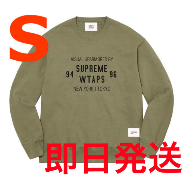 Sサイズ Supreme WTAPS Crewneck Olive