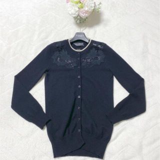 ドルチェアンドガッバーナ(DOLCE&GABBANA)のsora様専用　ドルチェ＆ガッバーナ　カーディガン　カシミヤ　レース　36(カーディガン)