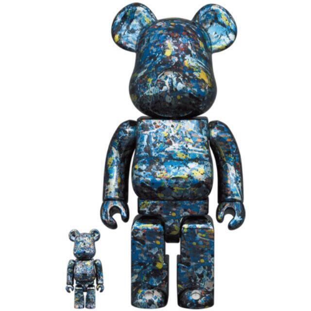 MEDICOM TOY(メディコムトイ)のBE@RBRICK Jackson Pollock100% & 400% エンタメ/ホビーのフィギュア(その他)の商品写真