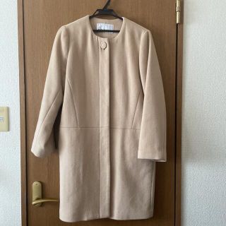 ナチュラルビューティーベーシック(NATURAL BEAUTY BASIC)のUさま専用＊ナチュラルビューティーベーシック　ロングコート ノーカラーコート(ロングコート)