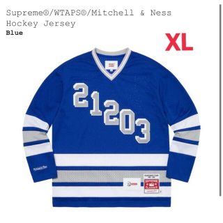 シュプリーム(Supreme)のSupreme Wtaps Hockey Jersey Blue サイズ XL (Tシャツ/カットソー(七分/長袖))