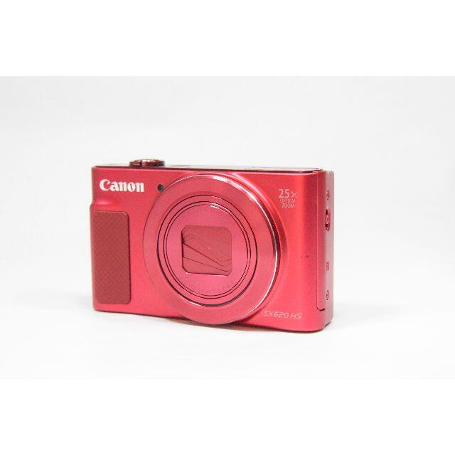 PowerShot SX620 HS レッド 光学25倍ズーム/Wi-Fi対応 - カメラ