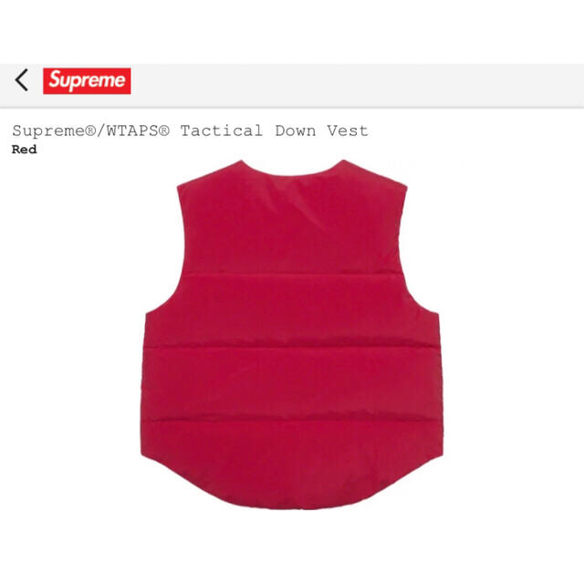 【Mサイズ】supreme wtaps Tactical Down Vest