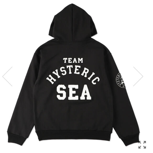 SEA(シー)のHYSTERIC GLAMOUR x WDS Hoodie / BLACK M メンズのトップス(パーカー)の商品写真